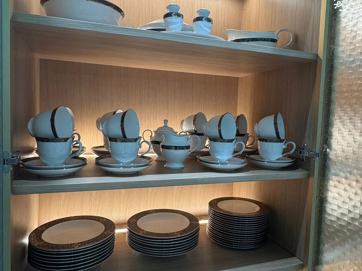 Detailed shelving and storage