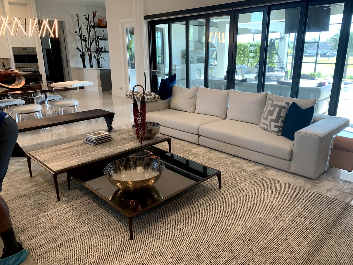Living room upholstery care